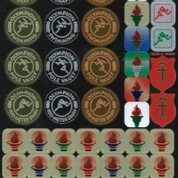 OLY Medal Stickers