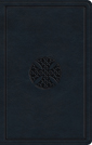 ESV Large Print Value Thinline TruTone, Navy, Mosaic Cross