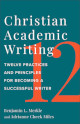 Close up view of Christian Academic Writing