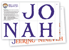 SS Bible Lesson Acrostic Set