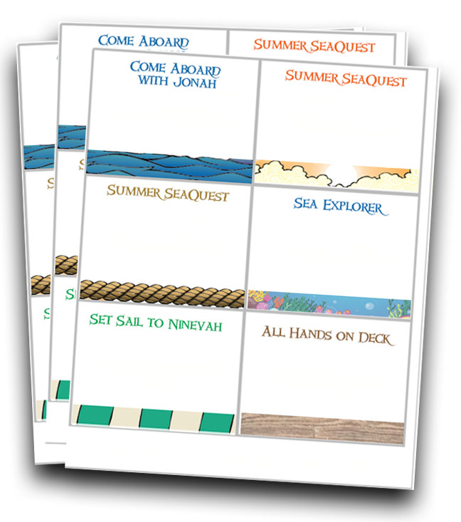 SS Name Tag Sheet