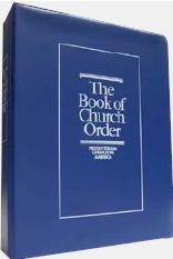 BOOK OF CHURCH ORDER BINDER - (ONLY)