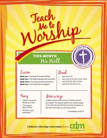 Teach Me to Worship - Easter PDF Download