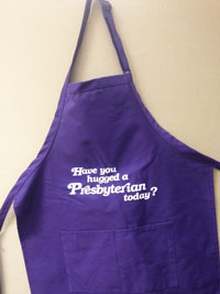 HAVE YOU HUGGED PRES-APRON-PURPLE