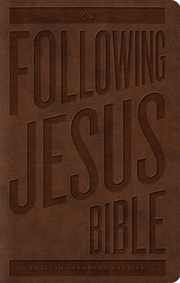 ESV FOLLOWING JESUS BIBLE BROWN IMITATION LEATHER