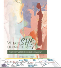 What's She Doing Here?  The Messy Women in Jesus' Genealogy (with color Bible Timeline)