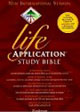 NIV LIFE APPLICATION BLACK GENUINE LEATHER