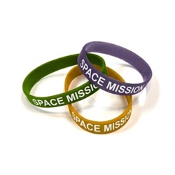 Space Mission Wristbands-5 pack