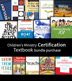 CHILDREN'S MINISTRY CERTIFICATION BOOKS KIT 12 books Revised 11-7-2023