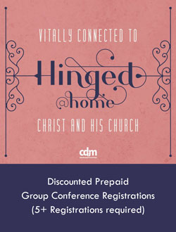 Hinged @ Home Group Conference Registration (Coupon code will be provided)